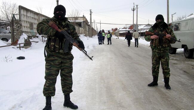 Операция против группировки боевиков проходит в дагестанском Губдене