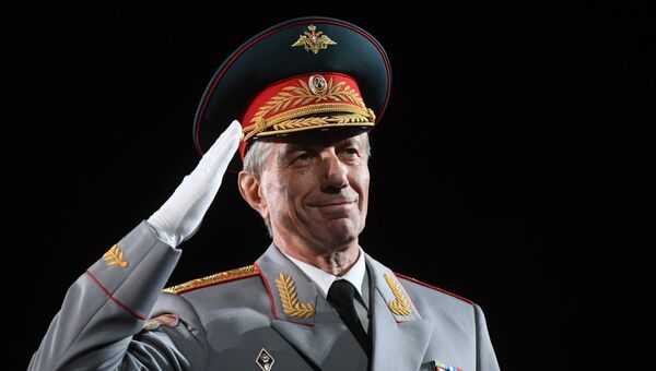 Главный военный дирижер вооруженных сил РФ Валерий Халилов. Архивное фото