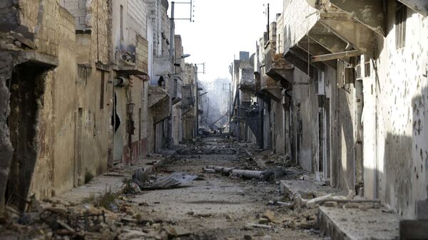 Улица в городе Эль-Баб, Сирия. Архивное фото