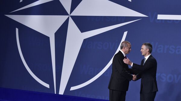 Генеральный секретарь НАТО Йенс Столтенберг и президент Турции Реджеп Тайип Эрдоган. Архивное фото