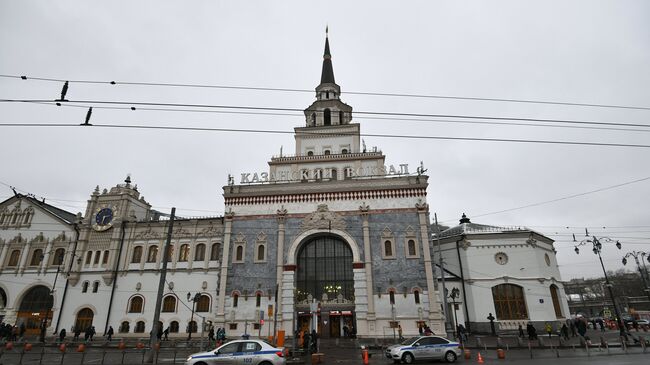 Здание Казанского вокзала. 26 декабря 2016