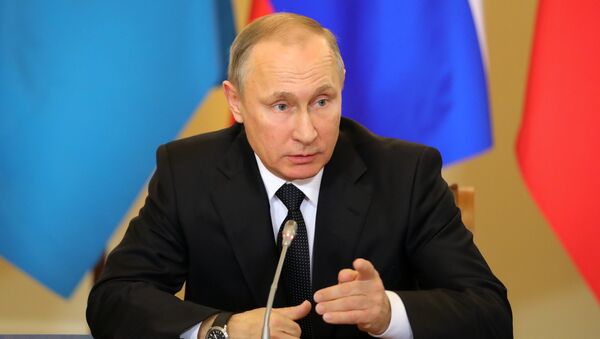 Президент РФ Владимир Путин на заседании ОДКБ. Архивное фото