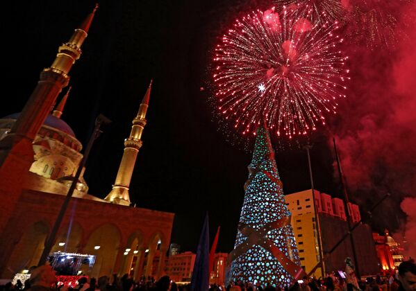 Новогодняя елка в Бейруте, Ливан