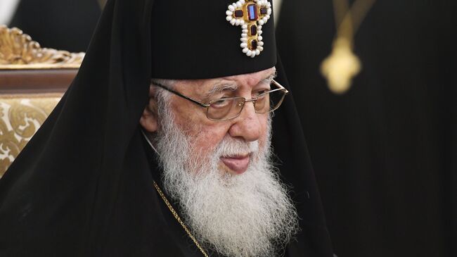Католикос-патриарх всея Грузии Илия II. Архивное фото.