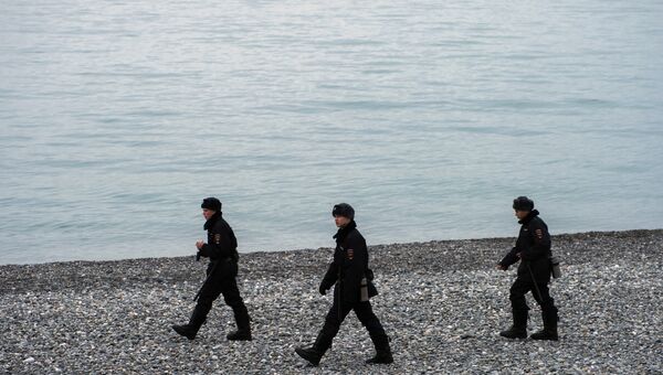 Поисковые работы у побережья Черного моря, где потерпел крушение самолет Ту-154
