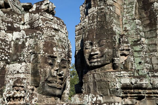 Лики храма Байон в Ангкор-Тхом, Камбоджа