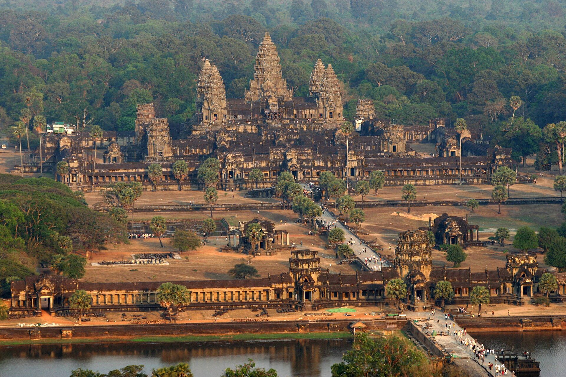 Ангкор-Ват с высоты птичьего полета, Камбоджа - РИА Новости, 1920, 22.06.2022