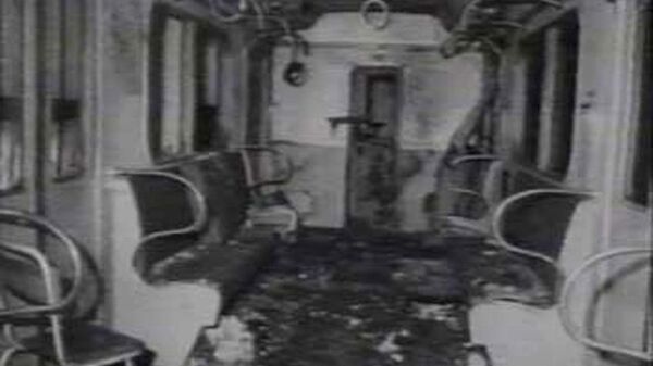 Вагон метро взорванный на перегоне ст. Первомайская - ст. Измайловский парк в 17 часов 33 минуты 8 января 1977 года