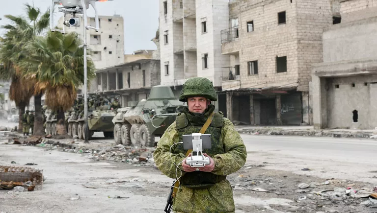 Работа инженеров Международного противоминного центра Вооруженных Сил России в освобожденном Алеппо Работа инженеров Международного противоминного центра Вооруженных Сил России в освобожденном Алеппо