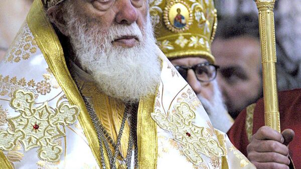 Католикос-Патриарх всея Грузии Илия II (второй). Архивное фото