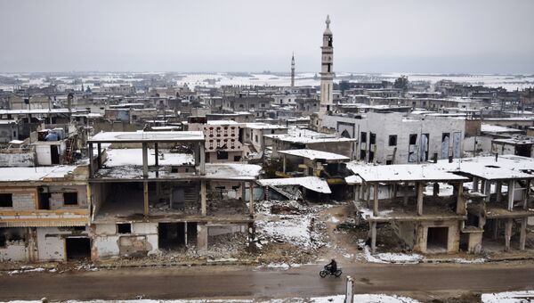 Снег в Хомсе. Архивное фото