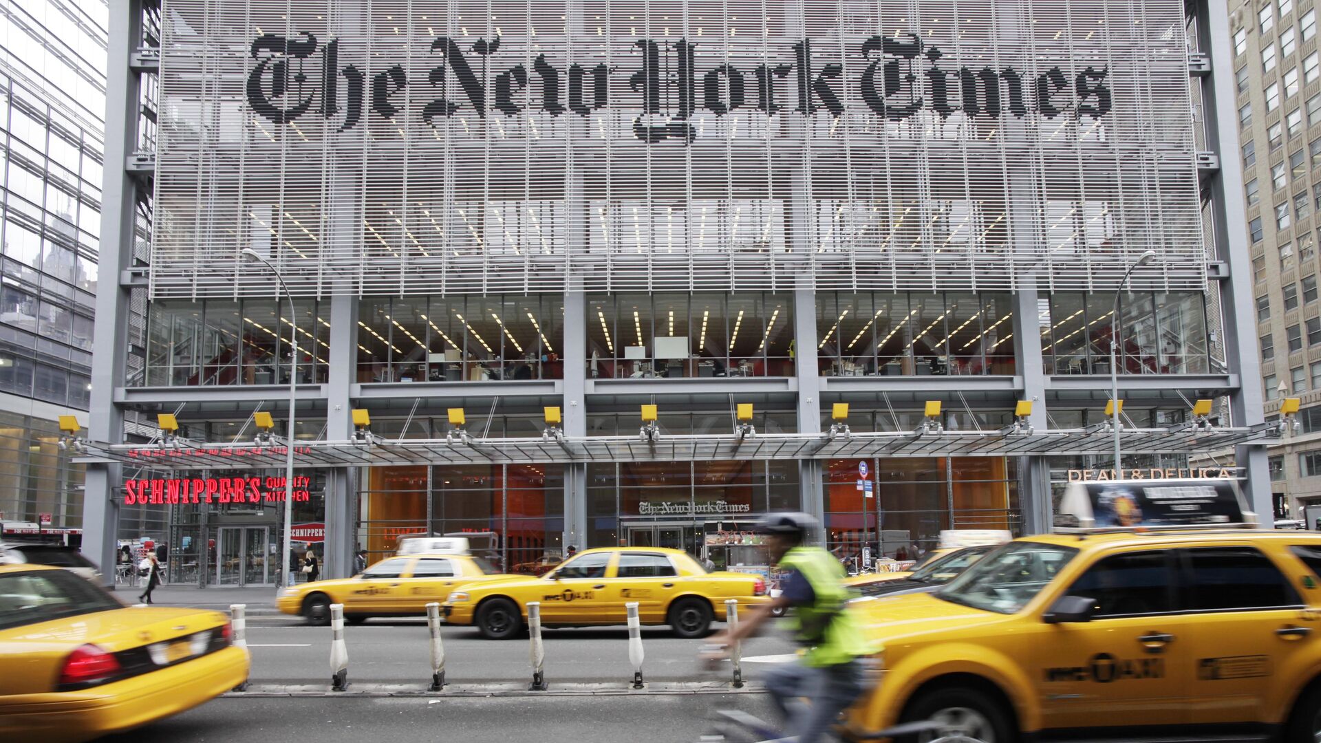 Здание редакции газеты New York Times в Нью-Йорке - РИА Новости, 1920, 08.12.2022