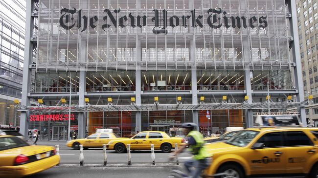 Здание редакции газеты New York Times в Нью-Йорке