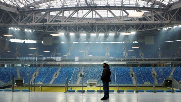 Стадион Зенит-Арена в Санкт-Петербурге. Архивное фото