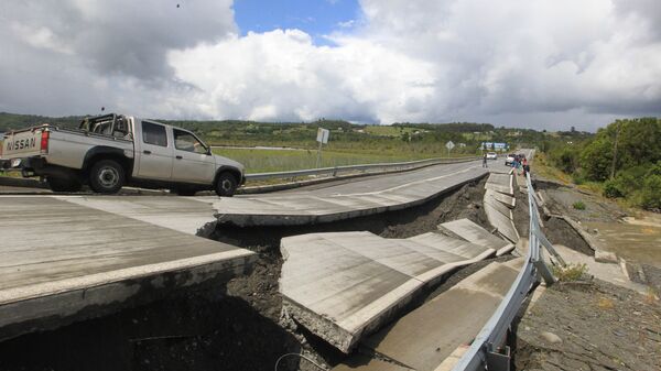 Последствия землетрясения в Чили. Архивное фото