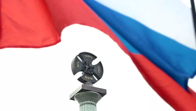Открытие памятника Народному ополчению всех времен в Крыму. Архивное фото