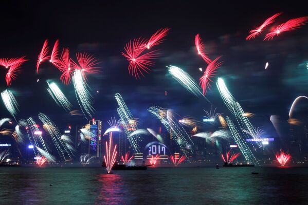 Празднование Нового года в Гонконге, Китай