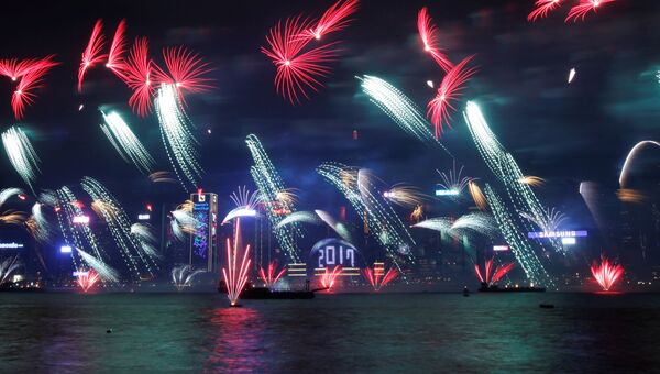 Празднование Нового года в Гонконге, Китай
