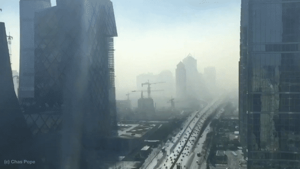 Апокалипсис сегодня: нашествие смога на Пекин показали в ускоренной съемке