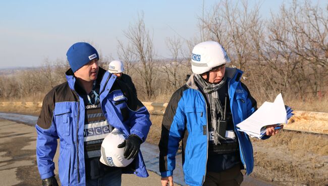 ОБСЕ мониторят участок в Донбассе. Архивное фото