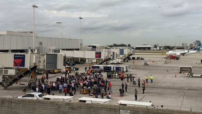 В аэропорту Форт-Лодердейл штата Флорида, где произошла стрельба