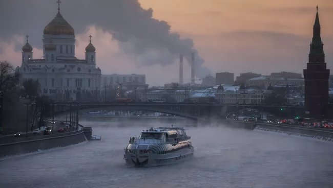 Аномальные морозы в Москве
