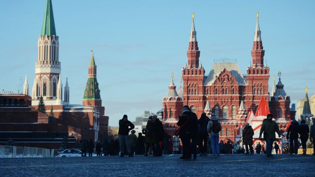 Морозы в Москве. Архивное фото