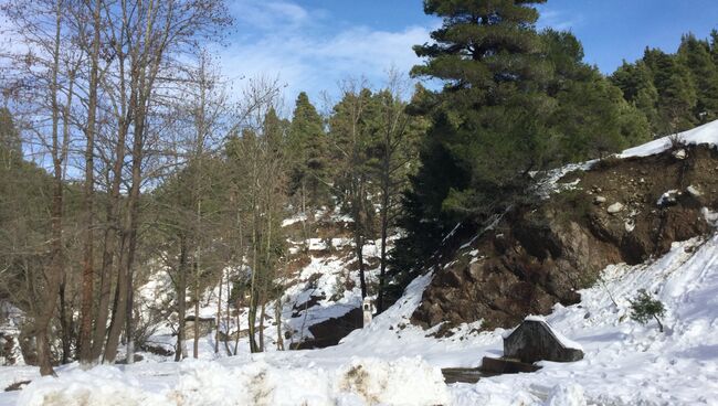 Морозы в Греции Морозы в Греции