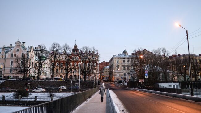 Старый город в Выборге. Архивное фото