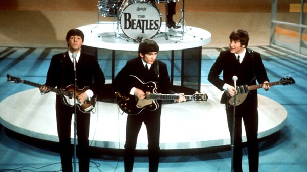 Участники группы The Beatles. Архивное фото