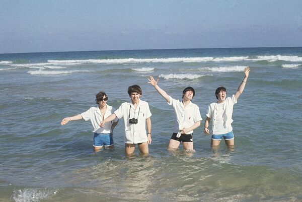 Участники группы The Beatles в Майами