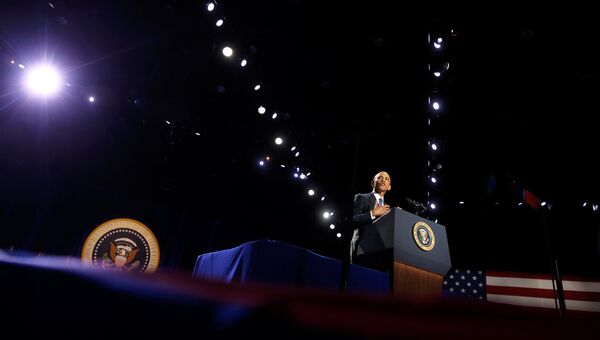 Барак Обама во время прощальной речи в Чикаго. 10 января 2017
