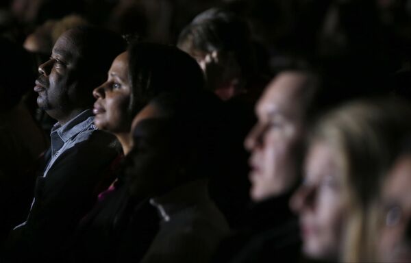 Народ в зрительном зале во время прощальной речи Барака Обамы в Чикаго. 10 января 2017
