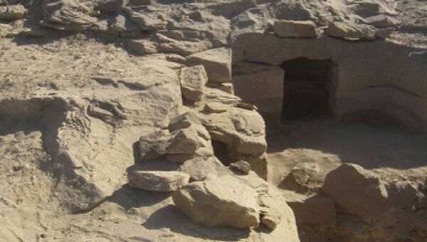 Гробница, открытая в Египте. Архивное фото