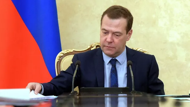 Председатель правительства РФ Дмитрий Медведев. Архивное фото