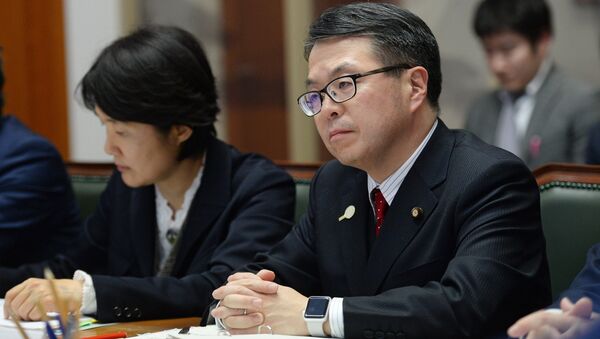 Министр экономики, торговли и промышленности Японии Хиросигэ Сэко. Архивное фото