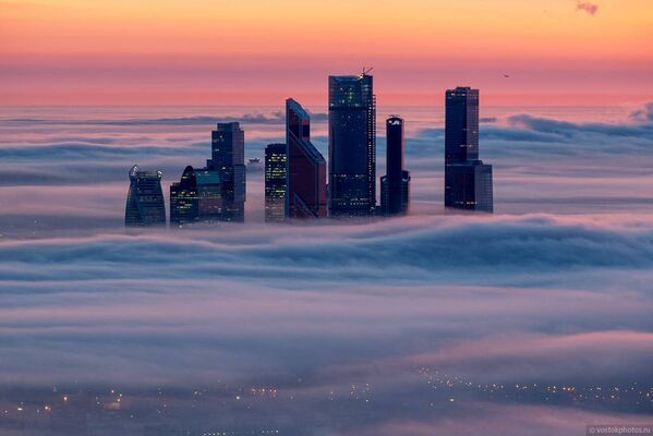 Москва под облаками. Москва-Сити