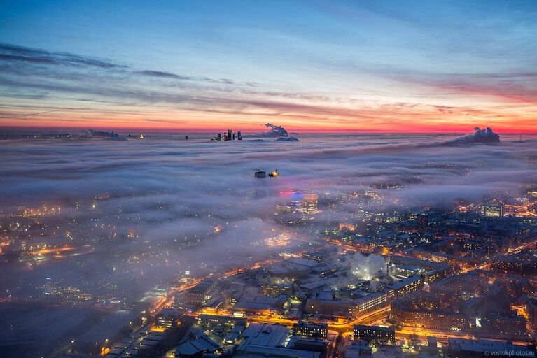 Москва под облаками