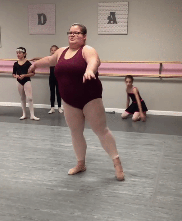 Юная американская балерина plus size покорила пользователей соцсетей