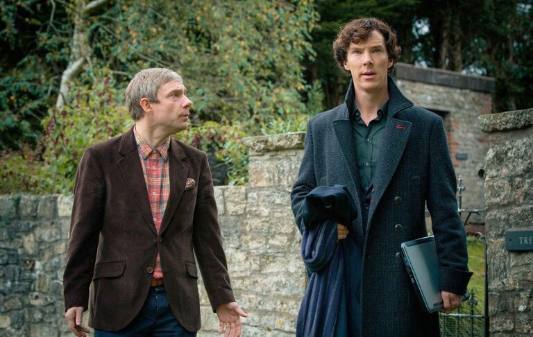 Кадр из телесериала Шерлок Кадр из телесериала Шерлок