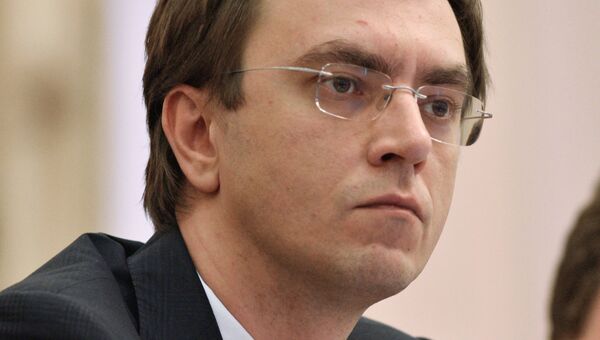 Министр инфраструктуры Украины Владимир Омелян, Архивное фото