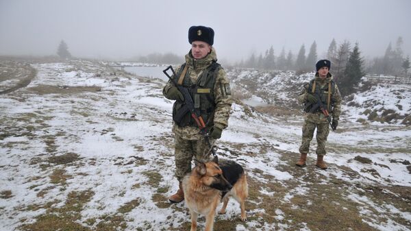 Украинские пограничники. Архивное фото
