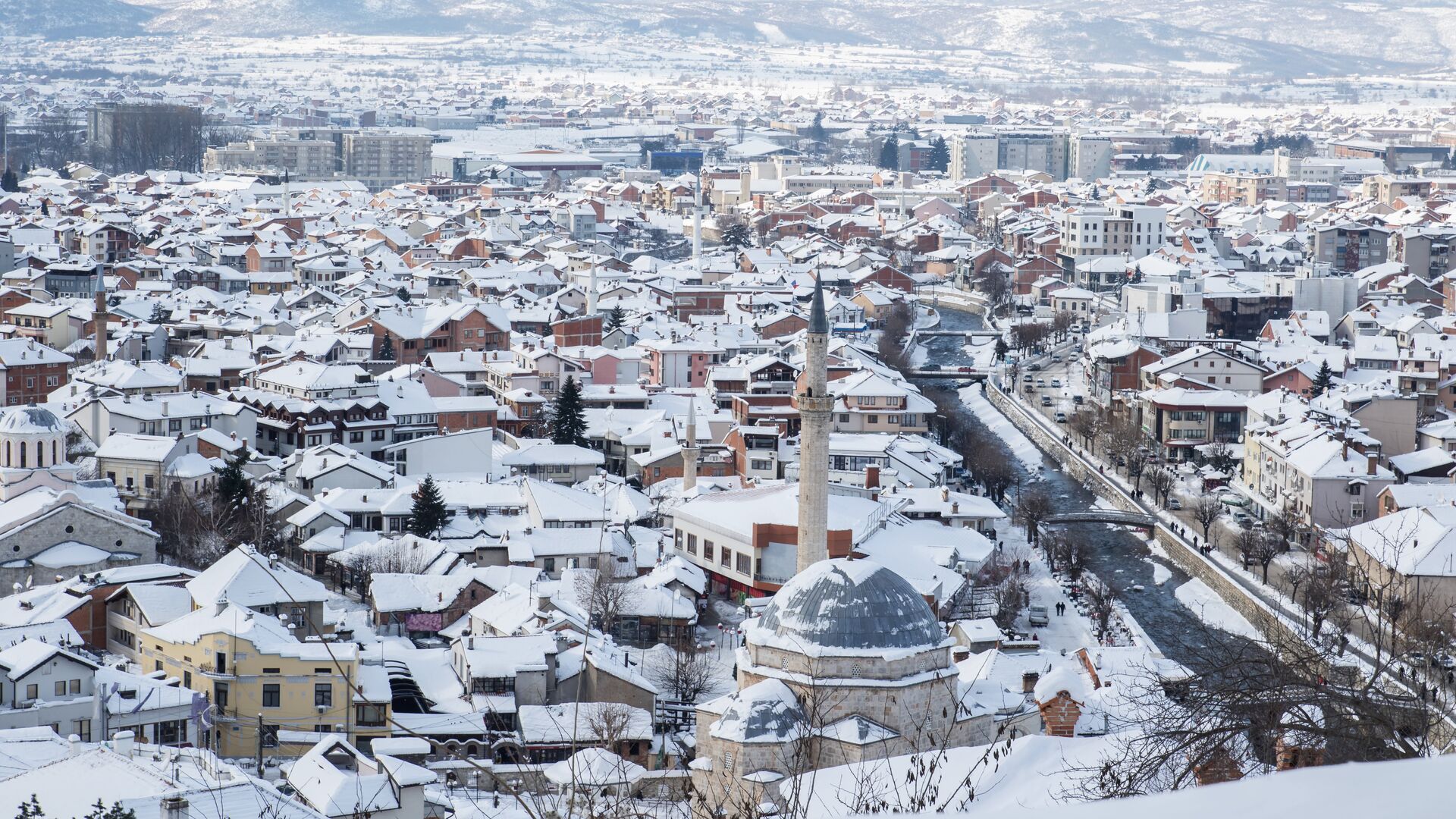 Панорама города Признен, Косово - РИА Новости, 1920, 19.03.2023