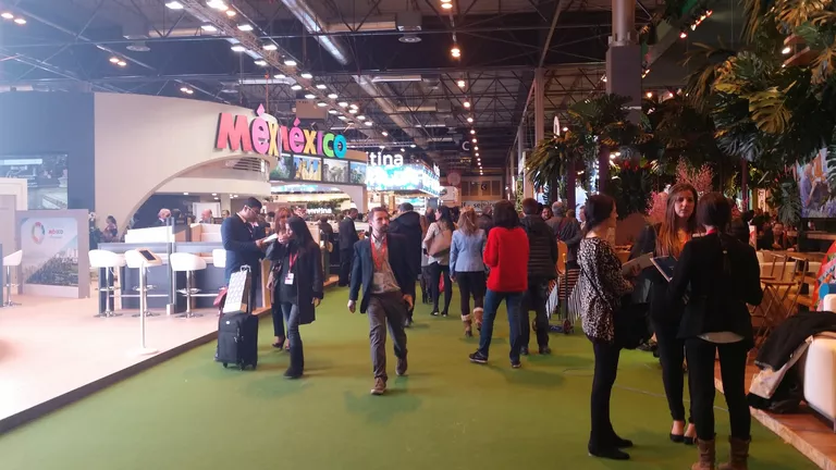 Туристическая ярмарка Fitur, открывшаяся в Мадриде, Испания Туристическая ярмарка Fitur, открывшаяся в Мадриде, Испания