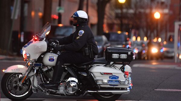 Полицейский на одной из улиц Вашингтона. Архивное фото