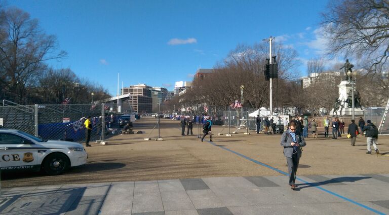 Пенсильвания-авенью около Белого дома, США