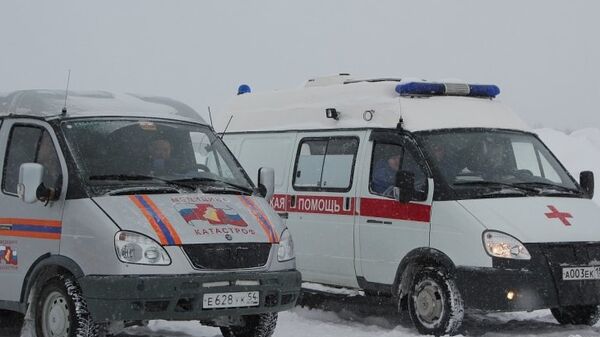Машины экстренных служб Новосибирской области
