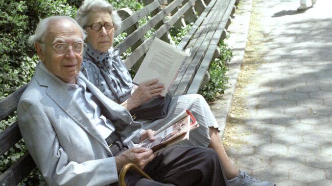 Пенсионеры в Центральном парке. Нью-Йорк, США