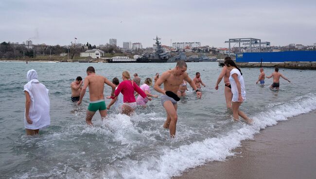 Праздник Крещения Господня в Херсонесе