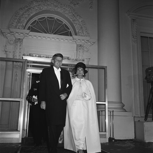 Президент Джон Кеннеди и миссис Жаклин Кеннеди, Белый дом, 20 января 1961